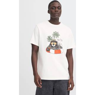 Blend Blend White Printed Short Sleeve T-Shirt