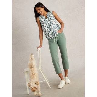 White Stuff Tulip Sleeveless Cotton ShirtEU 50 (UK 22)