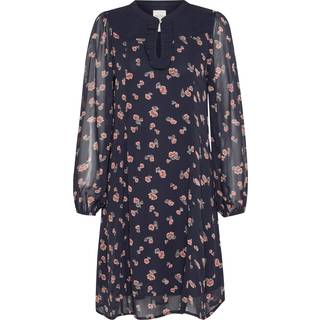 Part Two Piyannapw Dr Kjoler 30309303 Dark Navy Mini Blurred Flower (34)