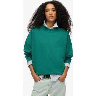 Superdry Oversized Essential Logo Crew 100% Sweat Top i bomuldEU 36 (UK 8)