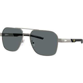 Scuderia Ferrari Mand FZ5003 104/81 Solbriller Metal Grå Grå Firkantet Polariseret
