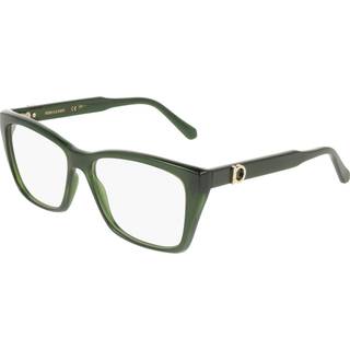 Ferragamo Kvinde SF3030E 317 Optiske stel Grøn Firkantet Normal