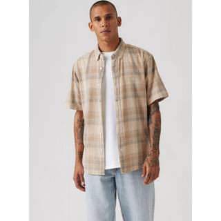 Levis Western Short Sleeved Shirt Beige