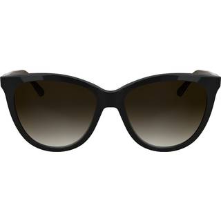 Calvin Klein Kvinde CK25508S 001 Solbriller Acetat Sort Sommerfugl Normal