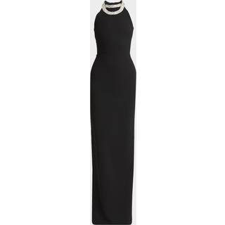 Balmain Embellished halterneck gown - black - L