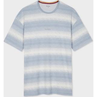PS Paul Smith PS Paul Smith Blue Short Sleeve Stripe T-Shirt