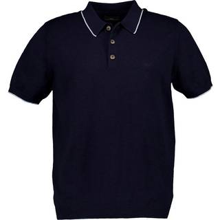 Fynch-Hatton Herren Polo-Shirt blau,blau unifarben