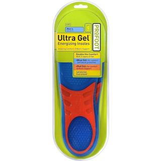 Profoot Ultra Gel Insoles M?nds 8-13 1 par (pakke med 2)