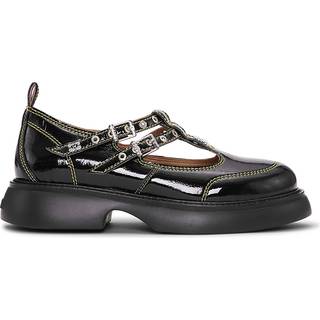Everyday Butterfly Mary Jane Naplack S2928 - Black/Yellow - GANNI - Sort 39