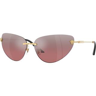 Versace Kvinde VE2281 10027E Solbriller Metal Guld Rosa Cat Eye Normal Skygge
