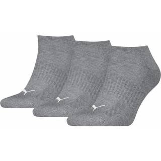 Puma 3-pak Cushioned Ankle Sock - Grey - Str 35/38