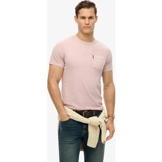 Superdry Superdry Pink Classic Essential Pocket 100% Cotton T-Shirt