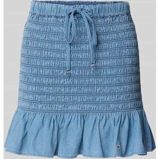Chambray Slim Mini Skirt