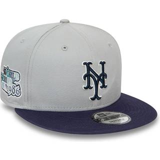 New York Mets MLB Patch Grey 9FIFTY Snapback Cap newera adult unisex Grey newera adult unisex Grey newera adult unisex Grey newera adult unisex Grey n - S-M