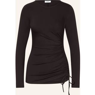 Reiss Reiss Burgundy Riyo Jersey Ruched Top