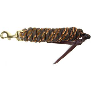 Hamilton Cowboy Braided Rope Lead Multi-Weave Brown 5/8 """" Tyk x 10 'lang