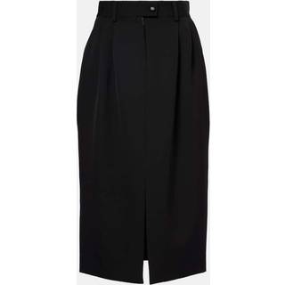 Dolce&Gabbana Virgin wool midi skirt - black - S