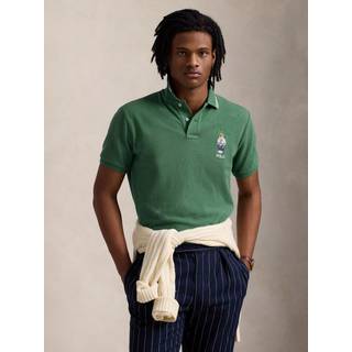 Polo Ralph Lauren Custom Slim Fit Bear Polo Antique Green
