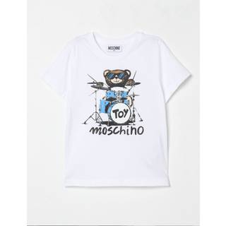 Moschino Moschino White Short Sleeve Graphic Print Logo T-Shirt