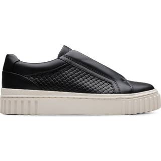 Clarkstil kvinder. 26181205 Mayhill Walk lædersko sort (37), 3-5 cm, Ingen, Casual