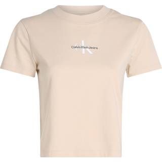 Cropped Monogram T-shirt - Beige - XXL
