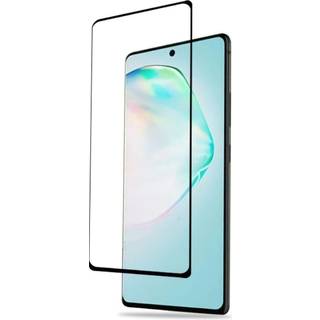 Samsung Galaxy S10 Lite - Hærdet Skærmbeskyttelsesglas - Gennemsigtig / Sort