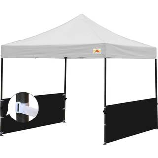 ABCCANOPY Halvveggene til Pop-up-telt – 2-pak, Sort