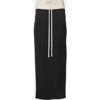 Khaite Chet satin maxi skirt - black - XS
