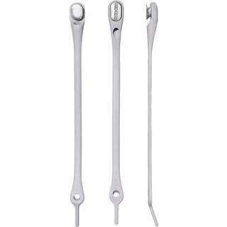 Hickies No Tie Laces 2.0 - Metal Silver, OneSize