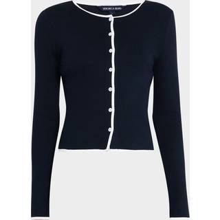 Veronica Beard Wilmer cotton-blend cardigan - blue - L