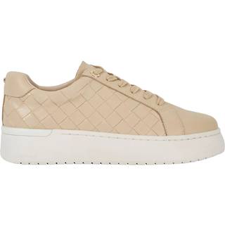 Dune London Dune London Cream Emmee Woven Lace Up Sport Trainers