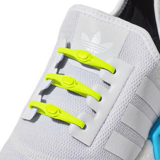 Hickies No Tie Laces 2.0 Neon Yellow, OneSize