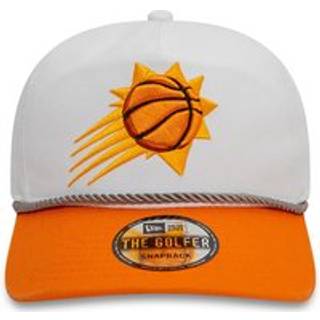 Phoenix Suns Washed NBA White Golfer Snapback Cap newera adult unisex White newera adult unisex White newera adult unisex White newera adult unisex Wh - S-M