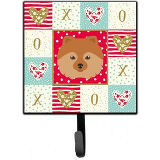 """" Carolines skatte tyske Spitz Love Leash eller Key Holder Hooks Multicolor """"