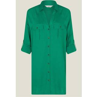 Accessorize Accessorize Green Long Sleeve Beach Cover-Up Shirt