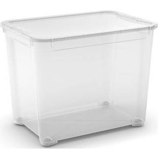 Opbevaringskasse med låg, plastik, 70L, "T Box" - Curver