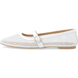 BIALilja Mary Jane Mesh Ballerinasko, White, 39