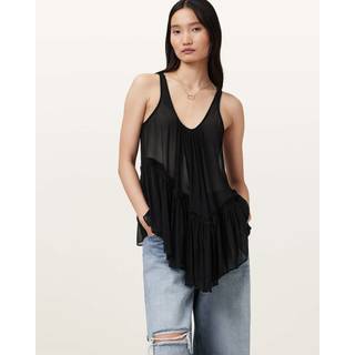 All Saints AllSaints Black Rach Vest Top