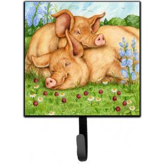 """" Carolines skatte svin tamworths i kløver snor eller nøgleholder CDCO0358SH4 lille flerfarvet """"