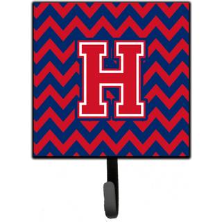 """" Caroline's Treasures Letter H Chevron Yale Blue og Crimson Leash eller Key Holder CJ1054-HSH4 Small Multicolor """"