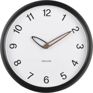 Karlsson Bella Vægur KA6043BK - Unisex - 30 cm - Quartz