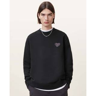 All Saints AllSaints Black Lover Crew Jumper