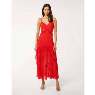 Forever New Lara Pleated Ruffle Maxi DressEU 42 (UK 14)