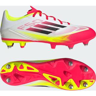F50 League Soft Ground støvler - Cloud White / Core Black / Solar Yellow - 39 1/3