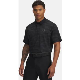 Under Armour Drive Chill Printed Men's Polo Black / Anthracite / Castlerock S