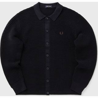 Fred Perry Pointelle Cardigan Navy