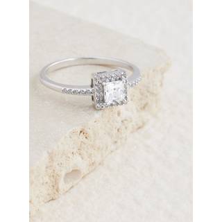 Next Sterling Silver Halo Ring