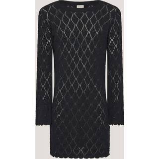 Monsoon Monsoon Black 100% Cotton Knit Cover Up Dress