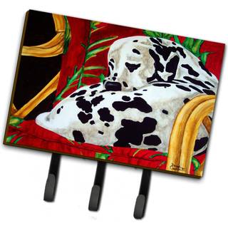"""" Caroline's Treasures Amb1118th68 Sunday Nap Dalmatian Leash eller Key Holder Large Multicolor """"