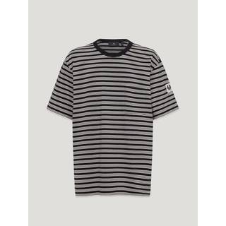Belstaff Drum Rail Stripe T Shirt Black